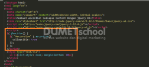 Membuat Accordion Collapse Content Dengan jQuery UI