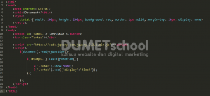 Cara Menampilkan Konten Menggunakan jQuery