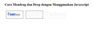 cara drag dan drop dengan menggunakan javascript