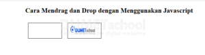 cara drag dan drop dengan menggunakan javascript