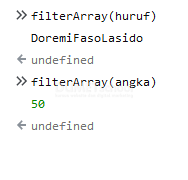 Cara Filter Array Dengan Javascript