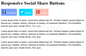 Cara Membuat Tombol Social Share Responsif