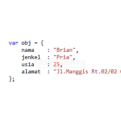 Cara Menampilkan Type Data Object Array Ke Dalam List HTML