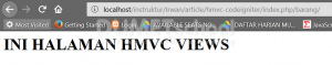 Cara Menerapkan Konsep HMVC pada Framework Codeigniter