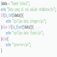 Mengenal Perbedaan Antara Tipe Data Integer Dengan Float