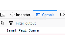 memotong karakter string dengan method slice javascript1