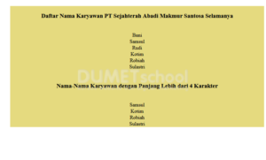 Cara Memfilter Array Berdasarkan Panjang Karakter dengan Jquery