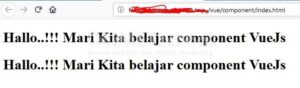 Apa itu VueJS - Components