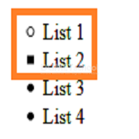Macam – macam list-style CSS Pada Tag ul