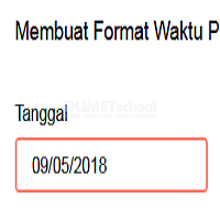 Membuat Format Tanggal Pada Form Input Dengan Jquery Mask