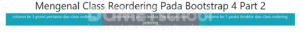 Mengenal Class Reordering Pada Bootstrap 4 Part 2
