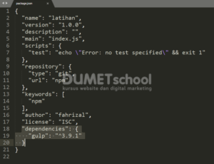 install modul npm5
