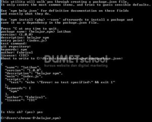 mengenal npm 4