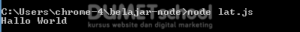 pengenalan node js hello world 3