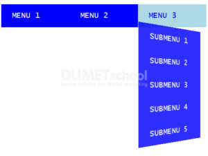 Membuat Hover Menu Menggunakan Transition Delay Part 1