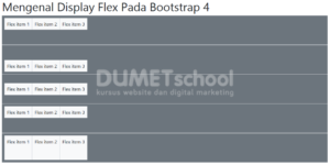 Mengenal Display Flex Pada Bootstrap 4 Part3