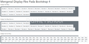 Mengenal Display Flex Pada Bootstrap 4 Part6