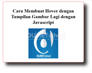 cara membuat hover dengan tampilan gambar lagi dengan javascript
