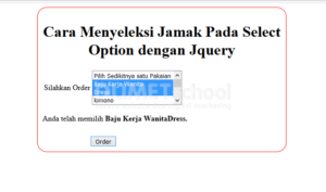 cara menyeleksi jamak pada select option dengan jquery