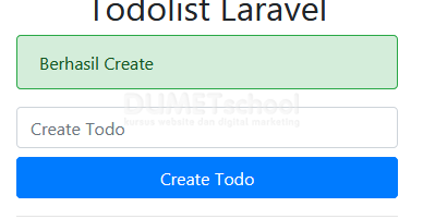 Membuat Todolist dengan Framework Laravel Step 3