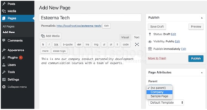 Cara Membuat Halaman Child di WordPress