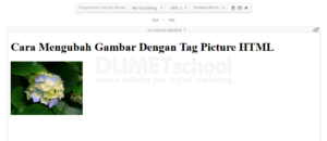Cara Mengubah Gambar Dengan Tag Picture HTML