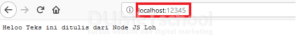 cara menjalankan server basic menggunakan Node.js