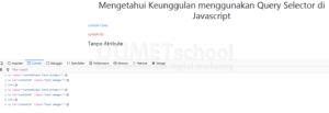 mengetahui keunggulan menggunakan query selector di javascript