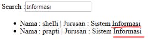 Cara Membuat Pencarian Data Todolist Dengan Menggunakan AngularJs