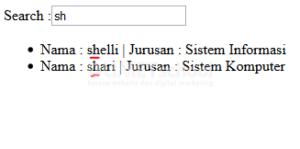 Cara Membuat Pencarian Data Todolist Dengan Menggunakan AngularJs