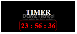 Cara Membuat Timer Menggunakan Javascript