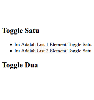 Cara Membuat Multiple Toggle Element Dengan JavaScript