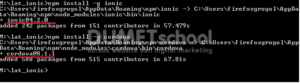 cara menginstal framework ionic beserta memasang templatenya