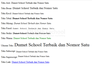 Cara Membuat Efek Teks Dengan Menggunakan Javascript