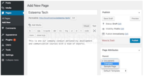 Cara Membuat Halaman Child di WordPress