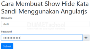 Cara Membuat Show Hide Password Menggunakan Angularjs