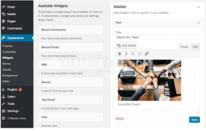 Cara Menambahkan Gambar di Sidebar WordPress