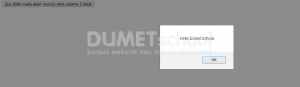 Cara Penggunaan Timing Event Pada JavaScript