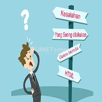Kesalahan Apa Saja Yang Sering dilakukan Dalam Menulis HTML