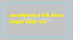 Cara Membuat Efek Animasi Form Login Menggunakan HTML dan CSS