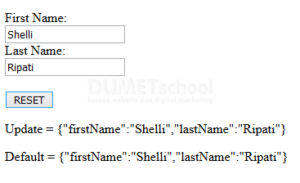 Cara Membuat Reset Form Menggunakan AngularJs
