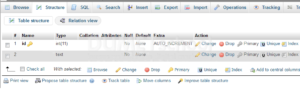 Struktur Table Cara Membuat Validasi Cek Email Dengan Ajax