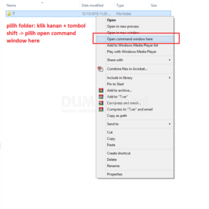 cara menginstal CLI di Vue.js dengan Command Prompt