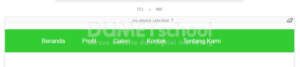 cara membuat menu responsive