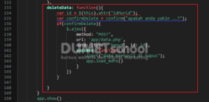 cara sederhana delete data dengan Ajax Jquery