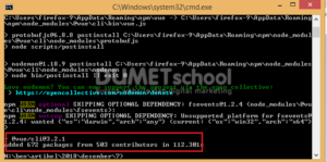 cara menginstal CLI di Vue.js dengan Command Prompt