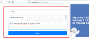 cara mudah insert data dengan ajax jquery