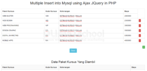 form multi insert
