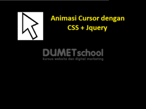 Cara membuat animasi cursor