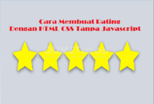Cara-membuat-rating-dengan html css